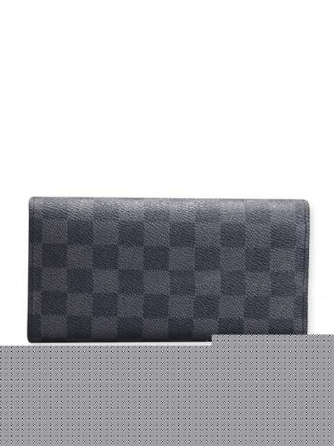 1:1 Copy Louis Vuitton Damier Graphite Canvas Tresor Wallet N61072 Replica